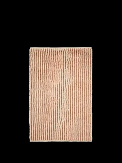 ferm LIVING Rectangular Rugs<Kami Knotted Rug - /Red Brown - 80 x 120 cm Off-White