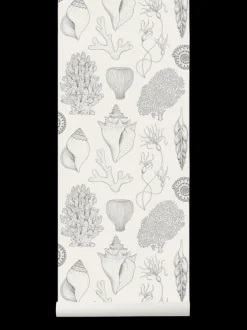 ferm LIVING Wallpaper|Wallpaper<Katie Scott Wallpaper - Shells - Off-White