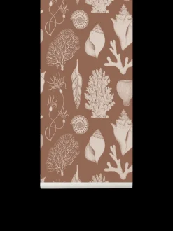 ferm LIVING Wallpaper|Wallpaper<Katie Scott Wallpaper - Shells - Toffee