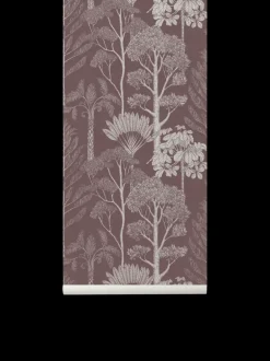 ferm LIVING Wallpaper|Wallpaper<Katie Scott Wallpaper - Trees - Mahogany