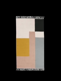 ferm LIVING Rectangular Rugs<Kelim Rug - Medium - Squares Curry