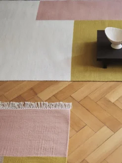 ferm LIVING Rectangular Rugs<Kelim Rug - Medium - Squares Curry
