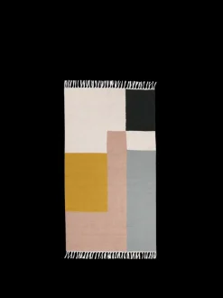 ferm LIVING Rectangular Rugs<Kelim Rug - Small - Squares Curry