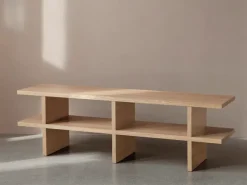 ferm LIVING Storage And Shelves|Tables<Kona Bench - Veneer Natural Oak
