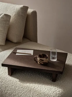 ferm LIVING Furniture|Tables<Kona Side Table - Dark Stained Oak