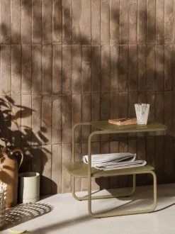 ferm LIVING Outdoor Tables|Tables<Level Side Table - Olive