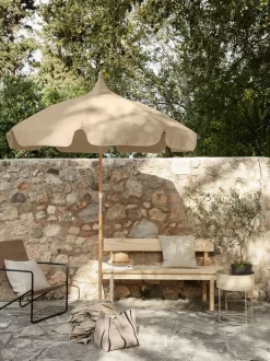 ferm LIVING Outdoor Accessories|Outdoor Furniture<Lull Umbrella - Cashmere