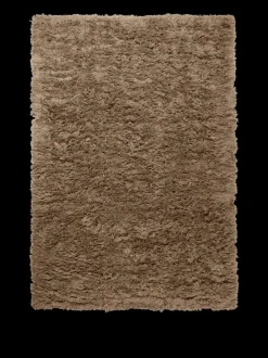 ferm LIVING Rectangular Rugs<Meadow High Pile Rug - - 140 x 200 cm Dark Beige