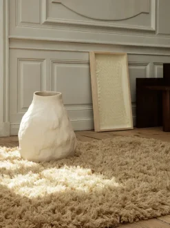ferm LIVING Rectangular Rugs<Meadow High Pile Rug - Light - 140 x 200 cm Sand
