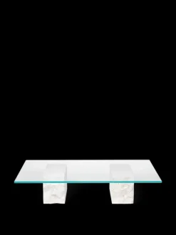 ferm LIVING Tables<Mineral Coffee Table - Bianco Curia White