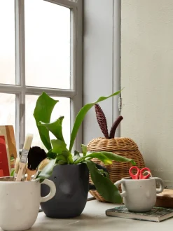 ferm LIVING Accessories<Mus Plant Pot - XL - Dark Grey