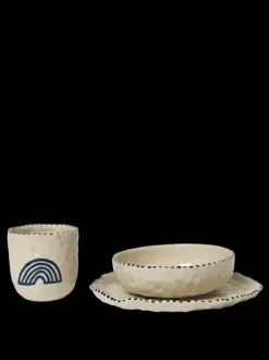 ferm LIVING Accessories<Naive Ceramic Set - Deep Blue