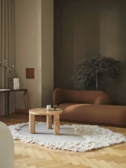 ferm LIVING Round Rugs<Norte Rug - Natural
