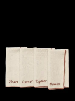 ferm LIVING Kitchen Textiles<Occasion Napkins - Set of 4 - Natural