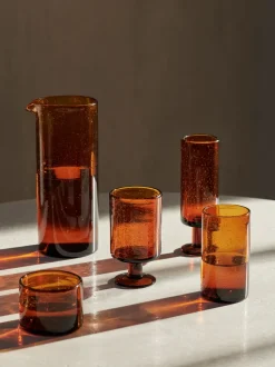 ferm LIVING Glasses<Oli Champagne Flute - Amber