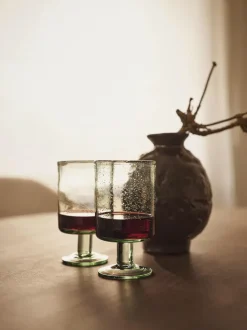 ferm LIVING Glasses<Oli Wine Glass - Recycled Clear