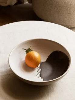 ferm LIVING Plates And Bowls<Omhu Bowl - Large - /Charcoal Off-White