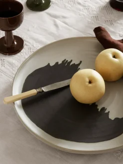 ferm LIVING Plates And Bowls<Omhu Centrepiece - /Charcoal Off-White