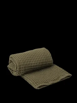 ferm LIVING Towels<Organic Bath Towel - Olive