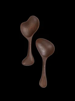 ferm LIVING Kitchen Tools And Utensils<Os Salad Servers - Dark Brown