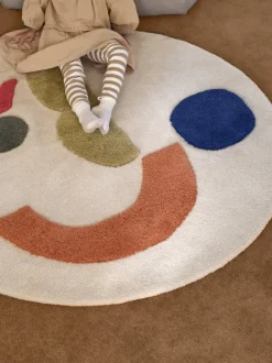 ferm LIVING Rugs<Panto Tufted Rug - - Ø70 cm Off-White