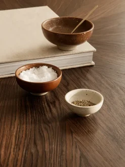 ferm LIVING Kitchen Tools And Utensils|Plates And Bowls<Petite Bowls - Set of 3 - Multi Brown