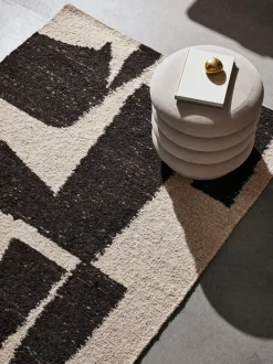 ferm LIVING Rectangular Rugs<Piece Rug - /Coffee - 200 x 300 cm Off-White