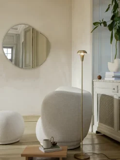 ferm LIVING Mirrors<Pond Mirror - XL - Dark Chrome