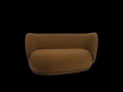 ferm LIVING Rico|Sofas And Daybeds<Rico Curve Left - Tonus - - US Sugar Kelp