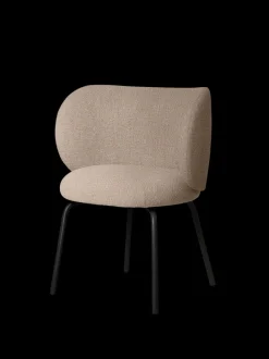 ferm LIVING Chairs And Benches<Rico Dining Chair - Black - Bouclé - - US Sand