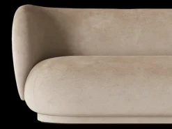 ferm LIVING Rico|Sofas And Daybeds<Rico Divan Left - Faded Velvet - - US Sand