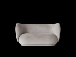 ferm LIVING Rico|Sofas And Daybeds<Rico Sofa 2 - Faded Velvet - - US Concrete