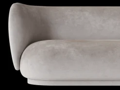 ferm LIVING Rico|Sofas And Daybeds<Rico Sofa 2 - Faded Velvet - - US Concrete