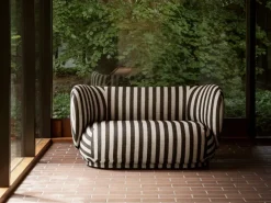 ferm LIVING Rico|Sofas And Daybeds<Rico Sofa 2 - Louisiana - Sand/Black - US Sand/Black