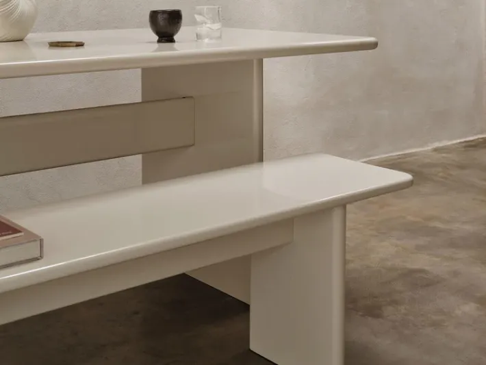 ferm LIVING Chairs And Benches<Rink Bench - Large - Eggshell