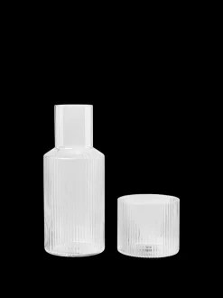 ferm LIVING Carafes<Ripple Carafe Set - Small - Clear