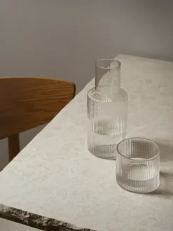 ferm LIVING Carafes<Ripple Carafe Set - Small - Clear