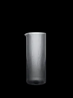ferm LIVING Carafes<Ripple Milk Jug - Smoked Grey