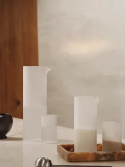 ferm LIVING Carafes<Ripple Water Jug - Frosted White