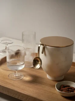 ferm LIVING Glasses<Ripple Wine Glasses - Set of 2 - Clear