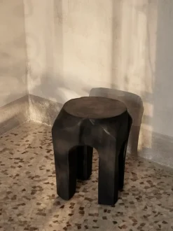 ferm LIVING Stools<Root Stool - Stained Black