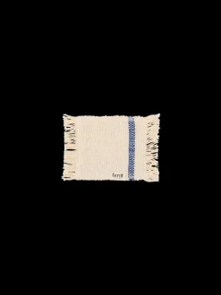 ferm LIVING Kitchen Textiles<Savor Coasters - Set of 4 - Off-white/ Blue
