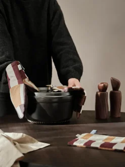ferm LIVING Kitchen Textiles<Section Pot Holder - Set of 2 - Patchwork