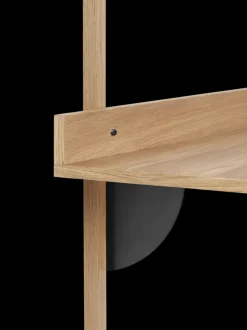 ferm LIVING Tables<Sector Desk - /Black Brass Natural Oak