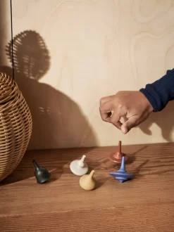 ferm LIVING Toys<Spin Tops - Set of 5 Multi