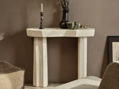 ferm LIVING Outdoor Tables|Tables<Staffa Console Table - Ivory Off-White