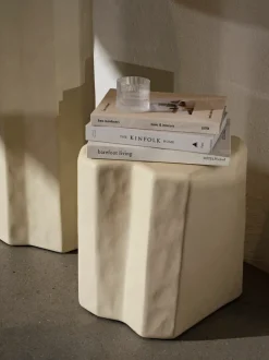 ferm LIVING Outdoor Seating|Stools<Staffa Stool - Ivory Off-White