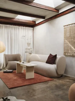 ferm LIVING Rectangular Rugs<Stille Tufted Rug - - 140 x 200 cm Red Brown