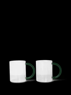 ferm LIVING Cups<Still Mugs (Set of 2) - Clear