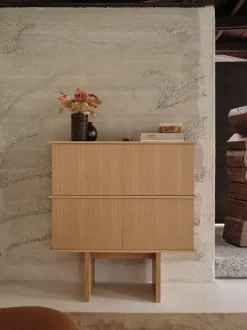 ferm LIVING Storage And Shelves<Stilt Sideboard - Double - Natural Oak